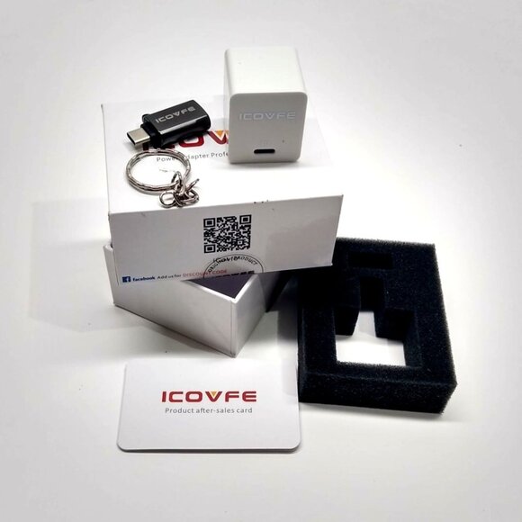 ICOVFE Pro Butler PD Charger 18W USB-C Model R5401 Compact & Portable / Keychain - Picture 1 of 7